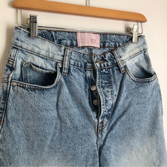 Revice size 26 Venus Crop Straight Leg Star Jeans - Picture 4 of 8